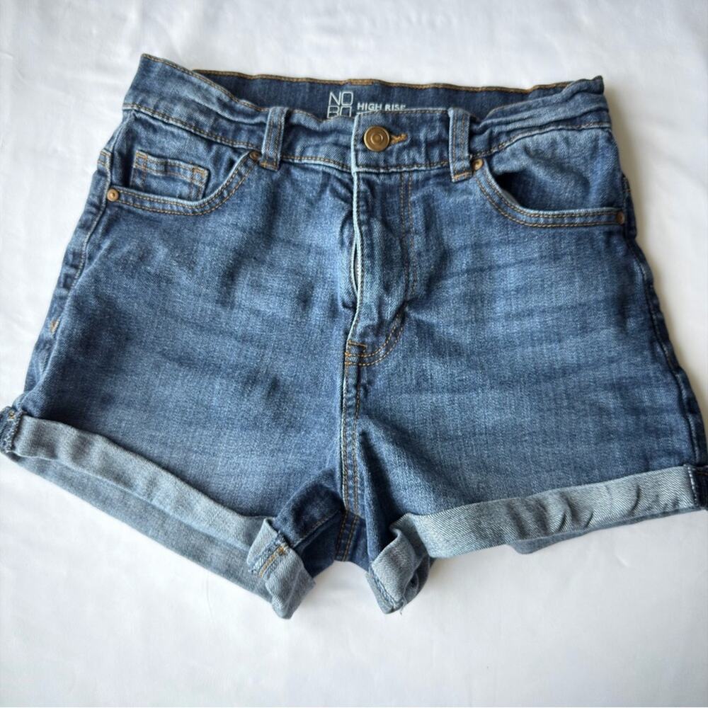 NOBO Classic Blue High Waist Denim Shorts Womens size 5